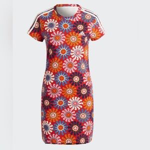 Farm Rio x Adidas floral dress